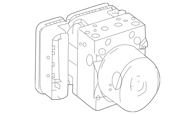 Genuine OEM ABS Pump Assembly | 204-431-26-12 | Fits Select 2008