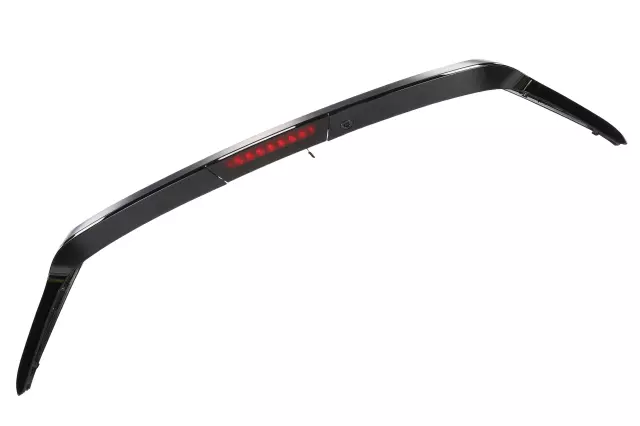 Primed Rear Spoiler Assembly with Antenna, Washer Nozzle, Stop Lamp, Studs, Retainers, and Bolts