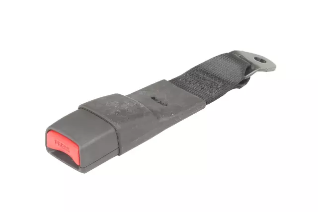 Gray Rear Passenger Side Center Seat Belt with Buckle