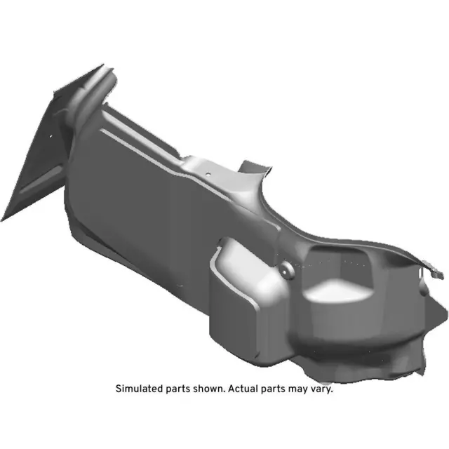 Jet Black Driver Side Rear Compartment Trim