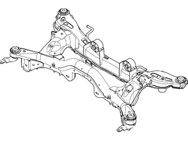 AE5Z-5035-B - Cross-Member 2010-2012 Ford | Online Ford Parts Catalog