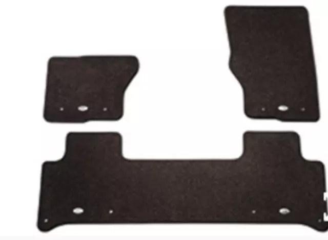 Luxury Carpet Mat Set, Espresso, LHD