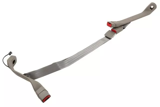 Pewter Front Center Seat Belt with Buckle