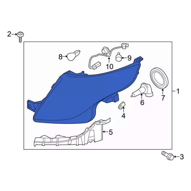 DB5Z-13008-H - Composite Assembly 2013-2015 Ford | Ford Parts Direct