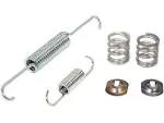 Rear Parking Brake Hold Down Spring Kit with Springs and Pins