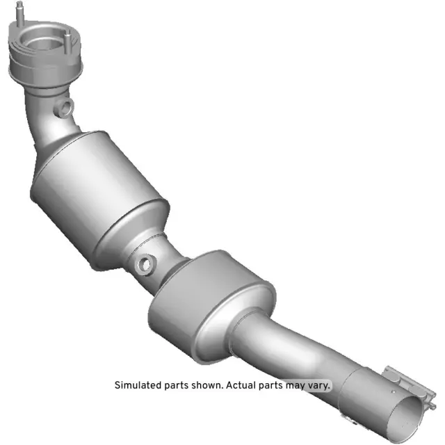 Passenger Side 3-Way Catalytic Converter with Clamp, Studs, and Seal