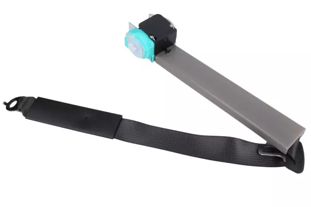 Ebony Rear Center Seat Belt with Retractor