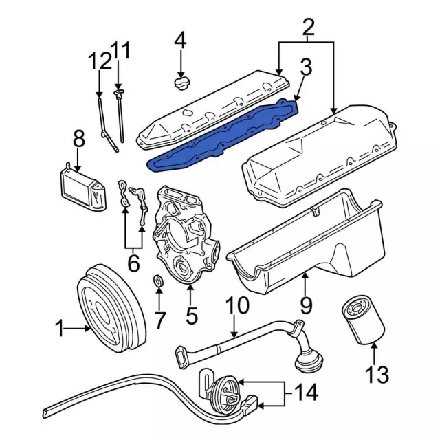 F81Z-6584-AA - Valve Cover Gasket 1998-2003 Ford | Ford Parts Direct