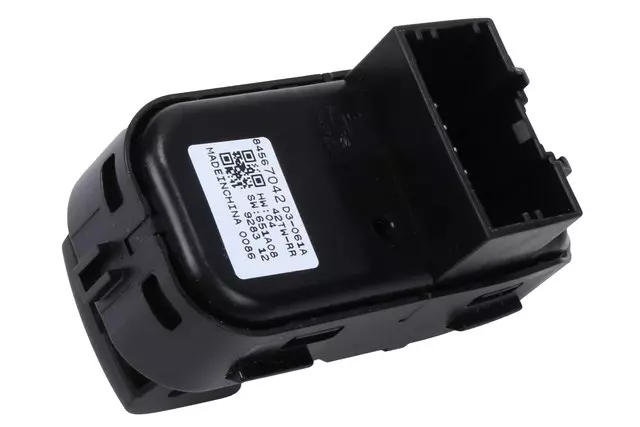 Black Rear Side Door Window Switch