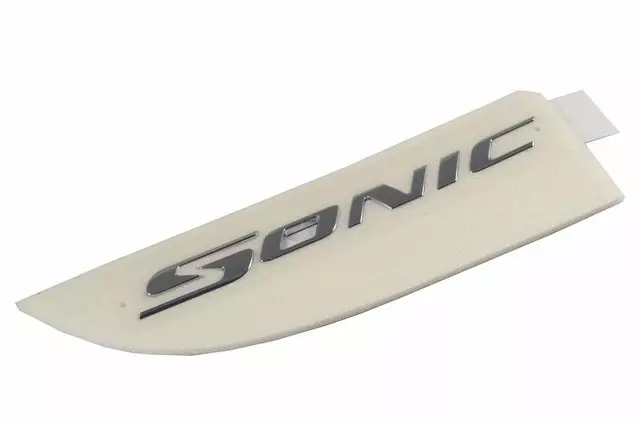 Driver Side Rear Compartment Lid Sonic Logo
