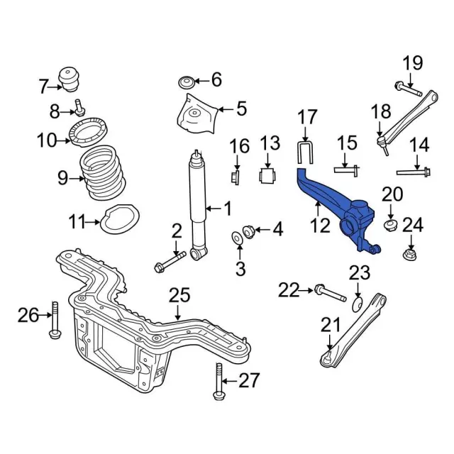 al8z5808b - Ford Trailing Arm | Levittown Ford Parts