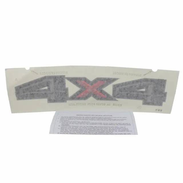 thumbnail image 2 of Genuine Ford OEM Bedside Decal Set For 2009-2011 F-150 STX – Red & Black, Left & Right, 9L3Z-9925622-GA 2 of 5