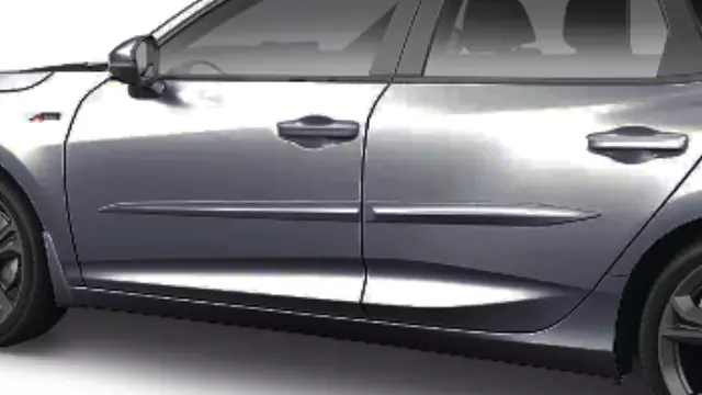 Body Side Molding - Liquid Carbon Metallic