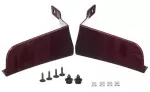 Splash Guards Rear - Coulis Red