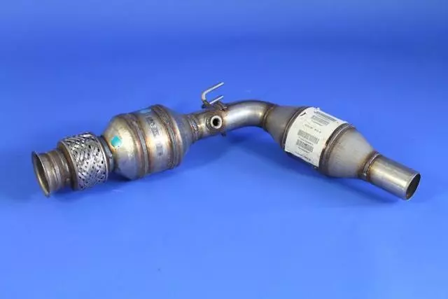 Exhaust Pipe And Converter, Left Side