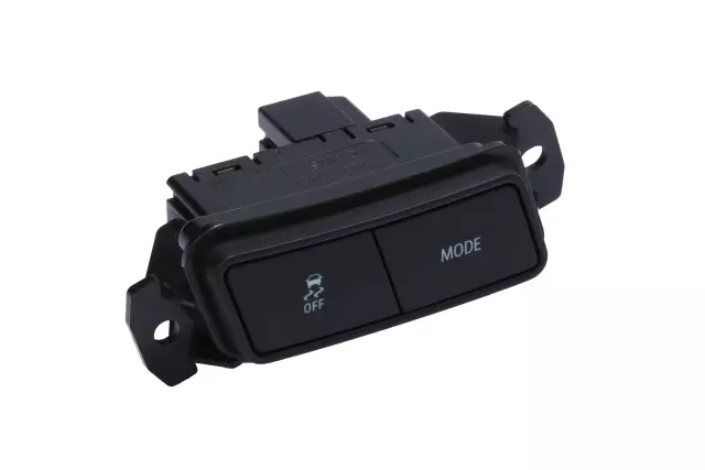 Black Vehicle Stability Control System Switch