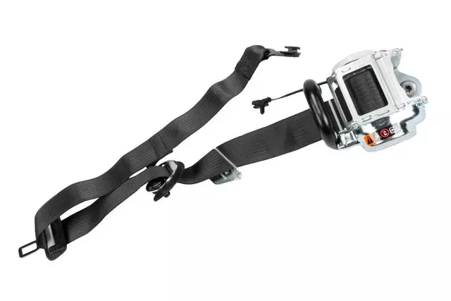 Jet Black Passenger Seat Retractor Side Belt