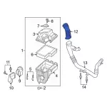 2020 Ford Engine Air Intake Hose
