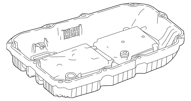 Genuine OEM Transmission Oil Pan | 725-270-31-14 | Fits Select
