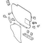 2013-2019 Ford Police Interceptor Utility - Insert Panel