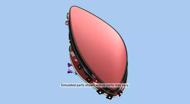 Carbon Flash Metallic Passenger Side Headlamp
