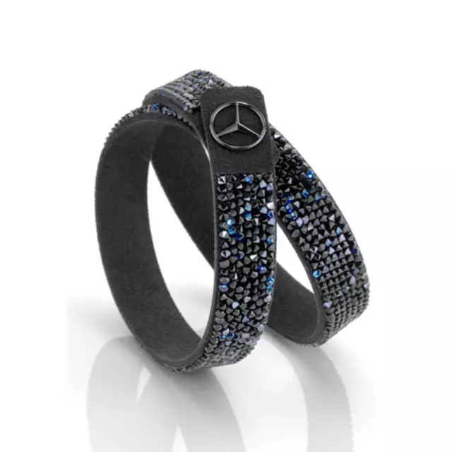 1443428-00 - Mer Womens Swarovski Microfiber Bracelet For 