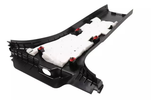 Jet Black Driver Side Center Pillar Lower Trim Panel