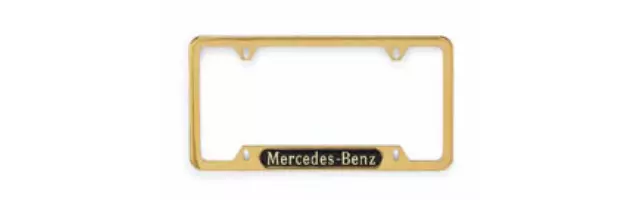 License Frame, Mercedes-Benz Logo