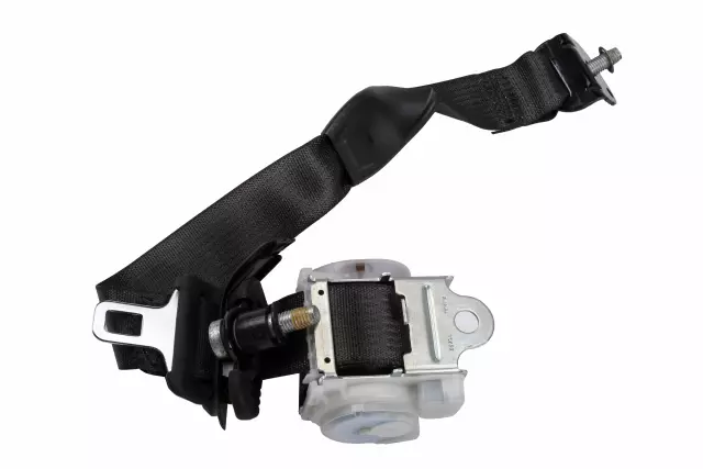Ebony Rear Passenger Side Seat Belt with Retractor