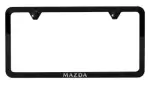 License Plate Frame, Black Slimline