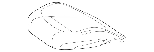 167-910-49-06 - Padding, Front Seat Cushion 2020-2026 Mercedes