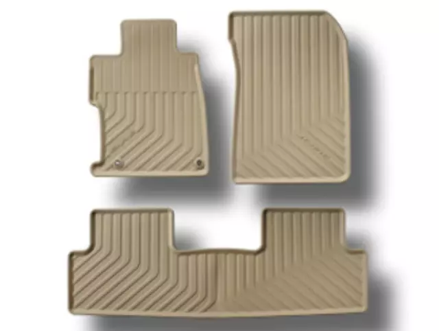 thumbnail image 2 of Custom Gray Nylon Floor Mat Set For 2006-2011 Honda Civic – 3-Piece, Anti-Slip, Mugen Embroidered 2 of 4