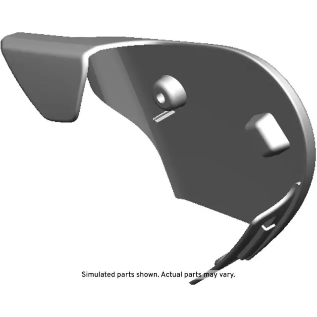 Jet Black Driver Seat Inner Recliner Finish Cover