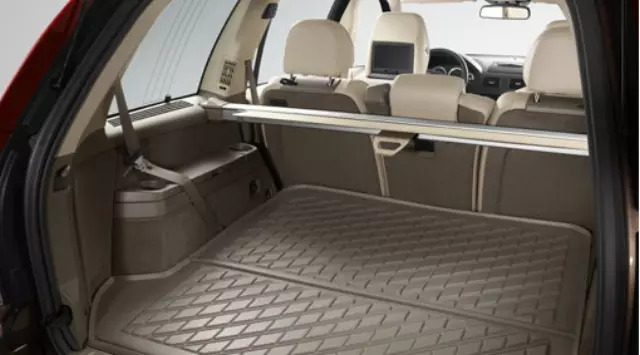 Genuine Luggage Compartment Cover, Brushed Aluminum for 2007-2013