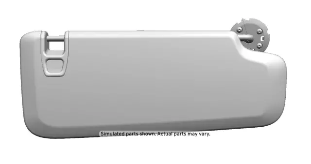 Light Neutral Driver Side Sun Visor