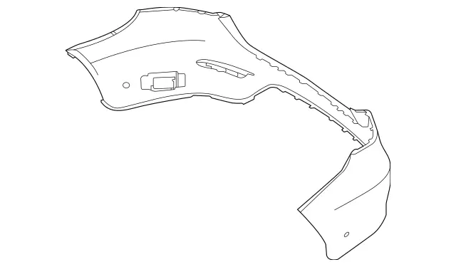 Exchange Trim, Bumper - Part #253-880-14-03-9999 | Mercedes