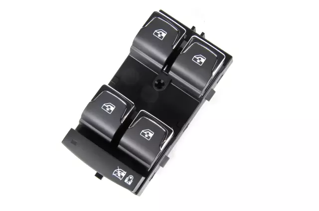 Jet Black Front Driver Side Door Window Switch