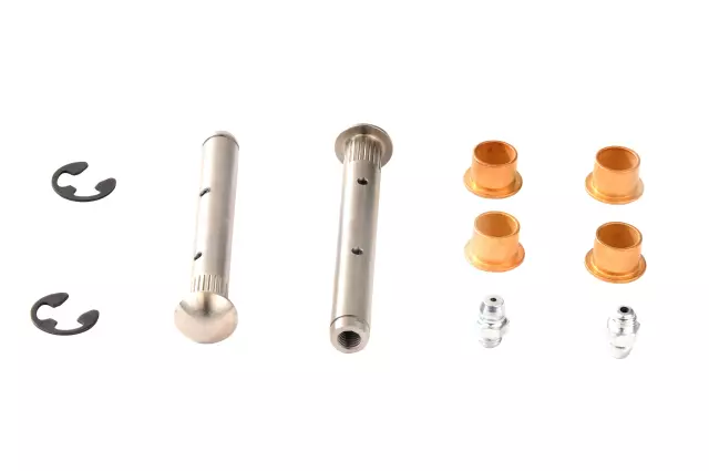 Door Hinge Pin Kit with Pins, Bushing, Clips, and Grease Fittings