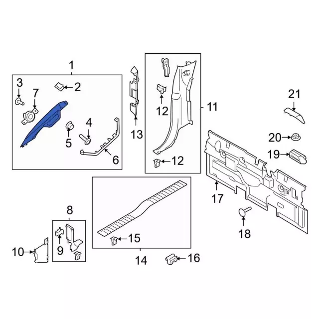 Windshield Pillar Trim
