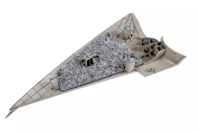 Light Titanium Passenger Side Body Side Rear Window Garnish Molding