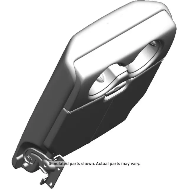 Light Neutral Rear Passenger Side Seat Armrest