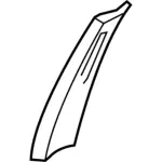 Upper Center Pillar Trim