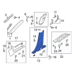 Lower Center Pillar Trim