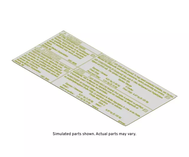 Air Conditioning Refrigerant Warning Label