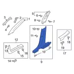 Lower Center Pillar Trim