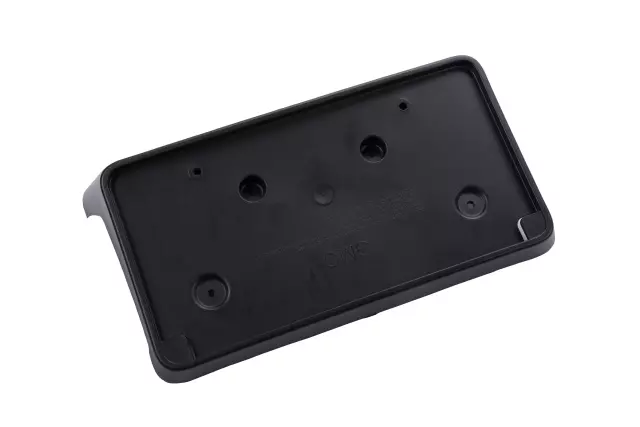 Black Front License Plate Bracket