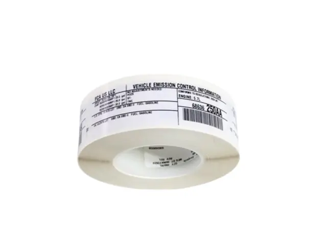 ぽページ Emission Label 68636250AA | Mopar Parts Canada