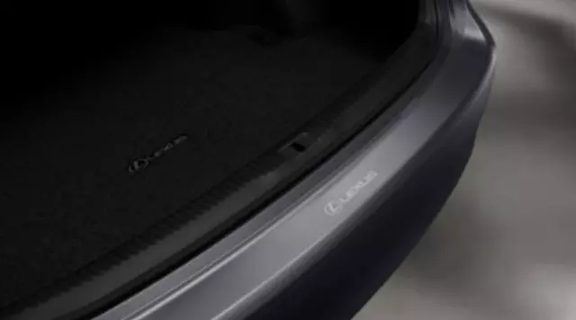 Rear Bumper Applique - Clear - F-Sport Logo