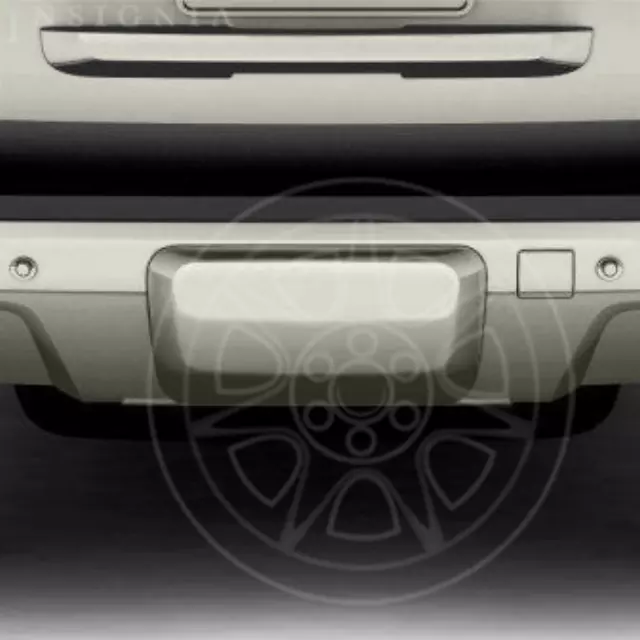 2007-2009 Chevy & GMC Rear Silver Trailer Hitch Receiver Cover 59U) OEM NEW