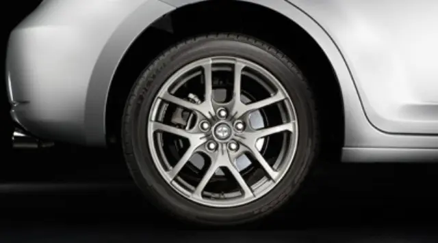 Genuine Official Toyota Wheel Dark Metallic Silver Alloy 5 Spoke